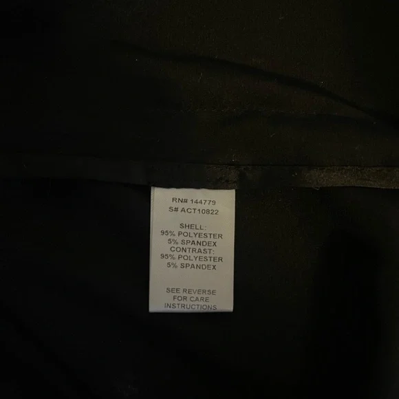 12th Tribe Black Button Down with White Flame Design - Picture 5 of 7